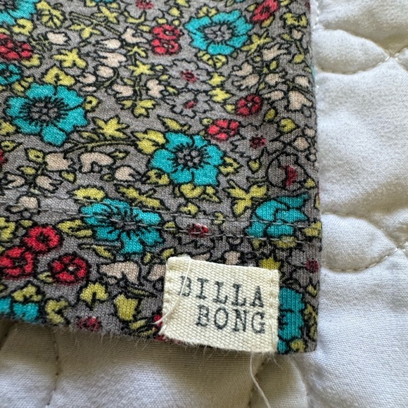 Billabong Colorful BOHO Floral Long Sleeve Stretch Mini Dress Size Medium - Picture 9 of 15